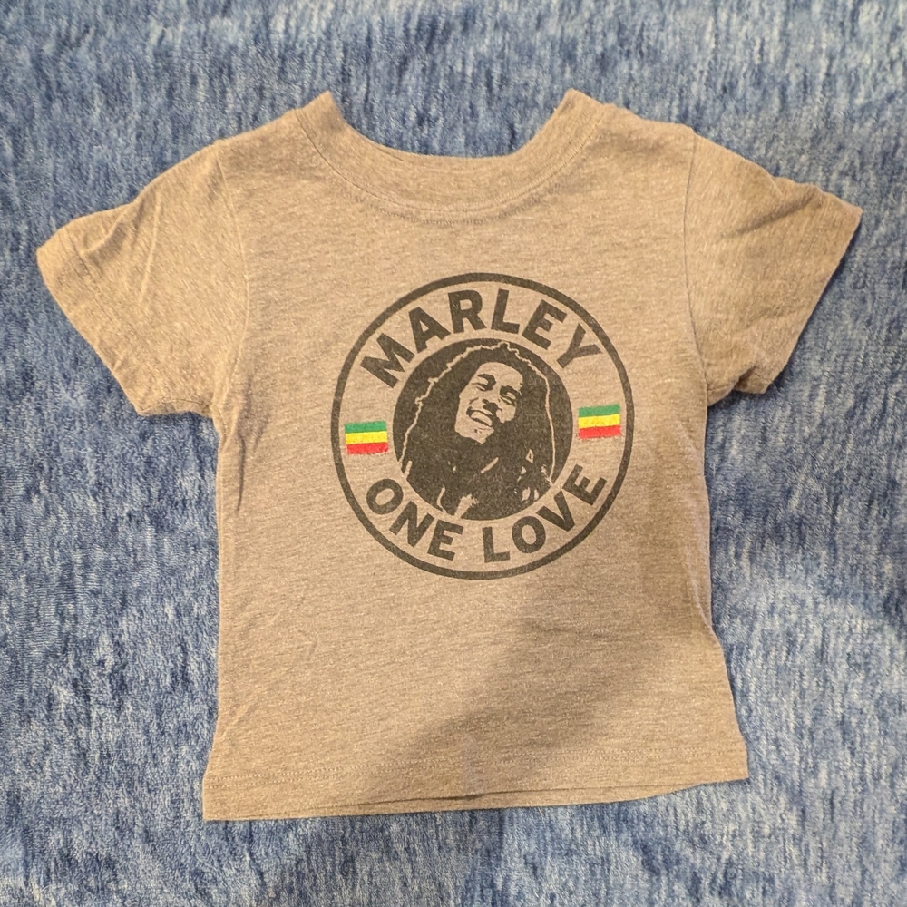 Zion Rootswear Bob Marley One Love Gray Tee